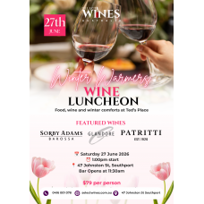 Select Wines Event: Winter Warmers 27 June 2026 SOLD OUT