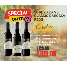 Sorby Adams Barossa Classics Triple Pack Special Offer